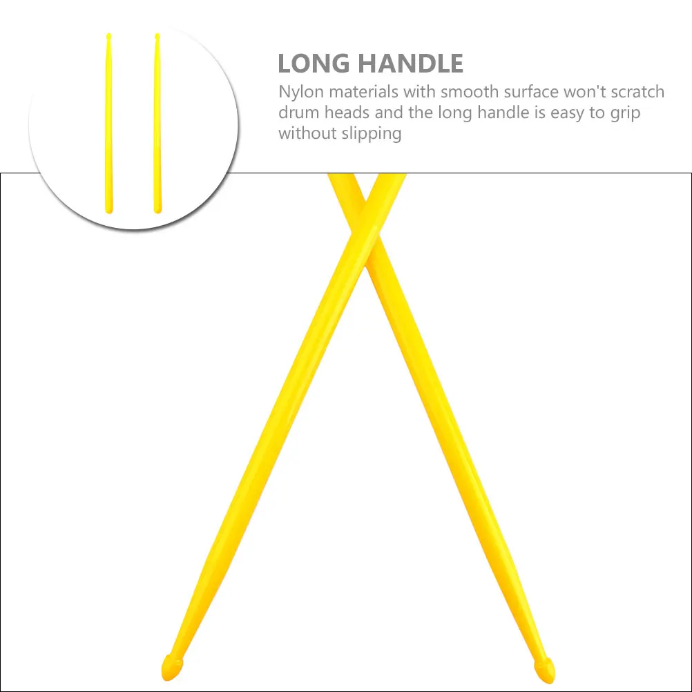

Bass Drum Stick Accessories Child Handle Instruments Nylon Drumsticks Percussion