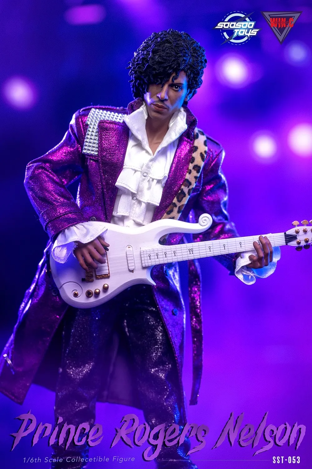 1/6 Soosootoys SST053 Przystojny facet mężczyzna piosenkarz książę z platformą gitarową koncert pełny zestaw ruchoma figurka prezent dla fanów