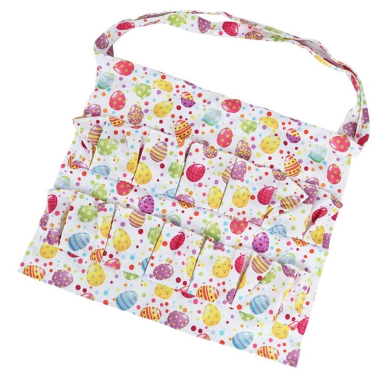 Comfortable Eggs Gathering Apron Machine Washable Fabric And Secure Pockets C7AC
