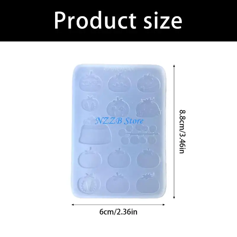 قالب سيليكون طماطم حرفي مقاوم للحرارة T21F للمشروعات اليدوية الإبداعية #6