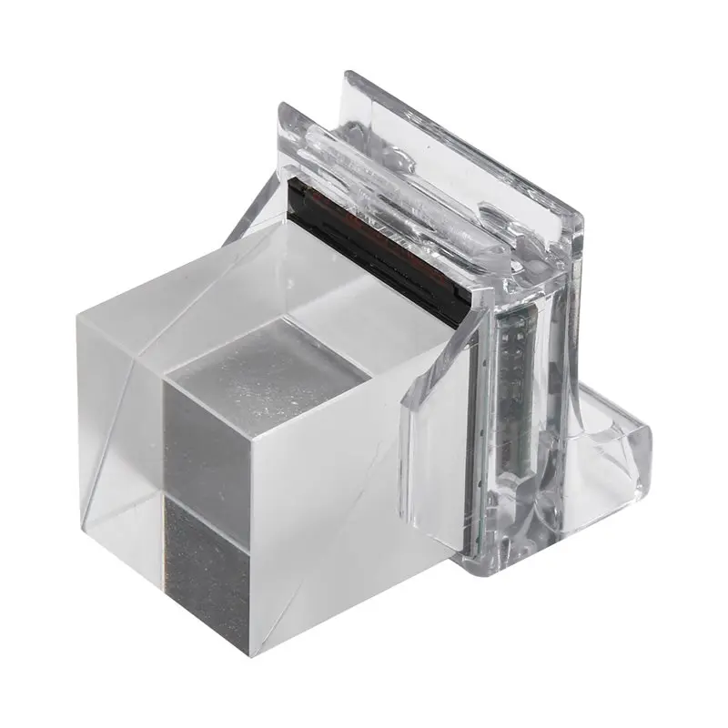 

AT44-Pseudo-Holographic Transparent Crystal Lamp Base With Illuminated Optical Components Miniature TV Ornament