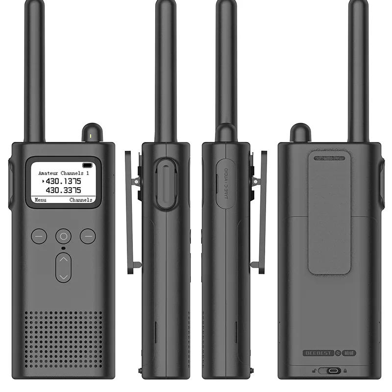 AEPANE A218  Dual-Channel Listening 100ch FM uhf radio 15KM support bluetooth APP setting Army walkie-talkies for xiaomi  pmr