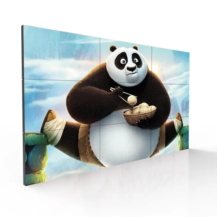 

Ультратонкий вертикальный 43 46 49 55 дюймов 3x2 внутренний 4K ЖК-экран для видеостены с узкой рамкой и яркостью 500 нит