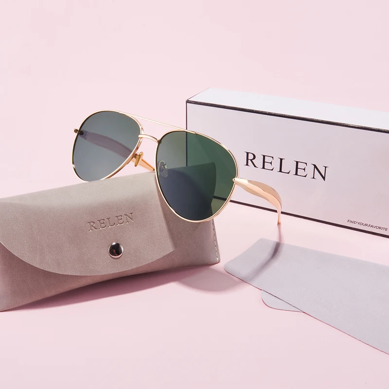 Relen แว่นตาตกแต่งแฟชั่นสำหรับทุกเพศ ดีไซน์ใหม่ไม่ซ้ำใคร แว่นตาทรงนักบินแบบสองชั้น ดีไซน์หรูหราสไตล์เรโทรอเนกประสงค์ ทันสมัย เหมาะสำหรับตกแต่ง ใช้ในชีวิตประจำวัน เป็นของขวัญสุดพิเศษ พร้อมกล่องใส่แว่นและผ้าทำความสะอาด