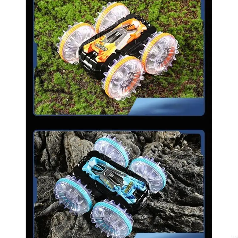 54DA Wireless Amphibious Car Remote Control Stunt Car Toy 360 Children Present