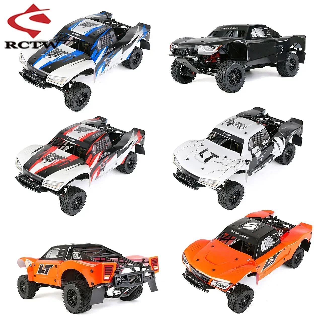 Roll Cage Conversion Kit with Body Car Shell for 1/5 Rc Hpi Rofun Baha King Motor Rovan Baja 5B Modified LT Truck Spare Parts