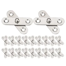 20 Pcs Hidden Door Hinges for Secret 360 Heavy Duty Degree Rotatable 201 Stainless Steel