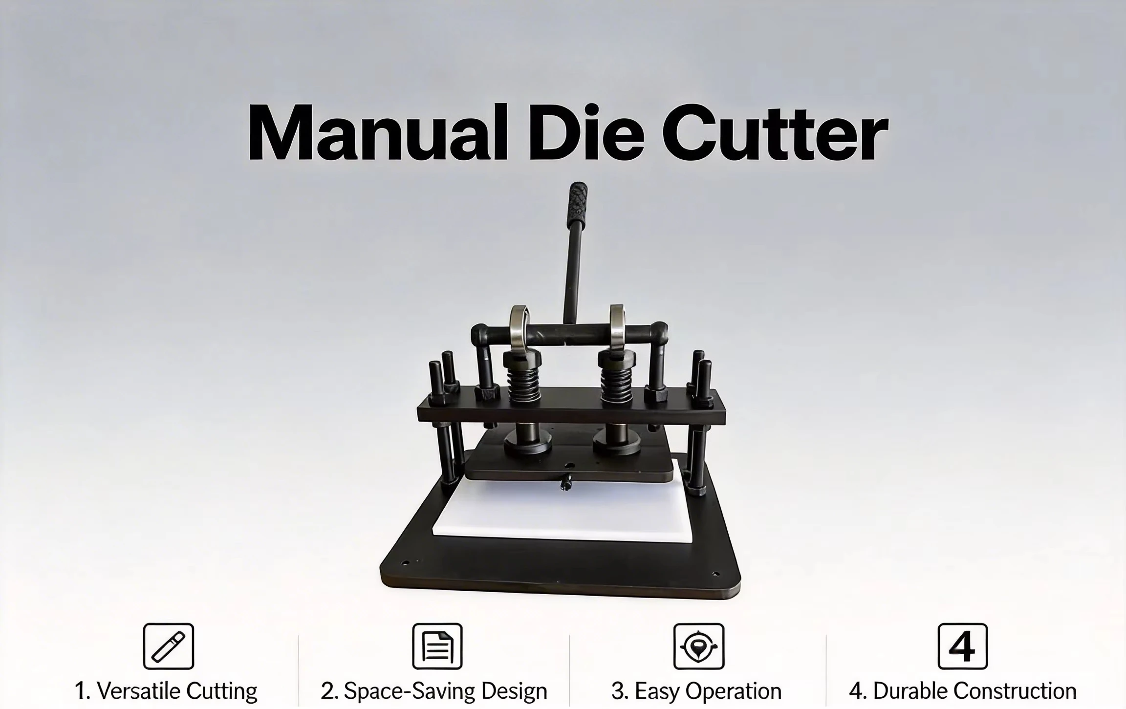 Máquina de corte manual de cue - Leatherwork Hand Press reseña y precio