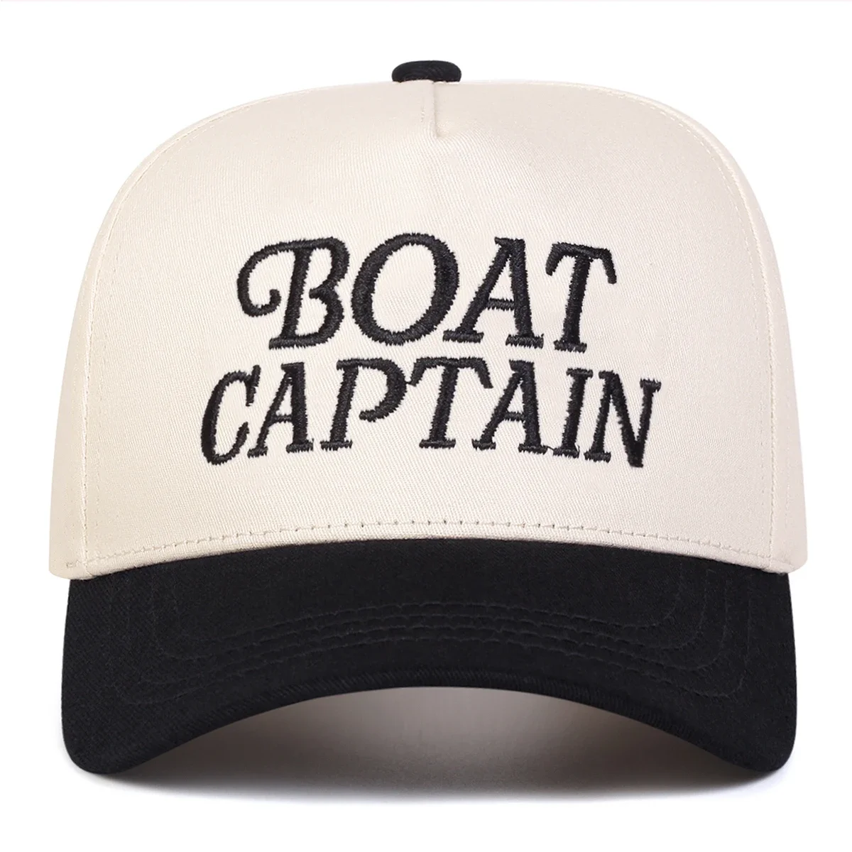 Unisex BOAT CAPTAIN Letter Embroidery Baseball Caps Spring Autumn Outdoor Adjustable Casual Hats Sunscreen Hat Sports Cap
