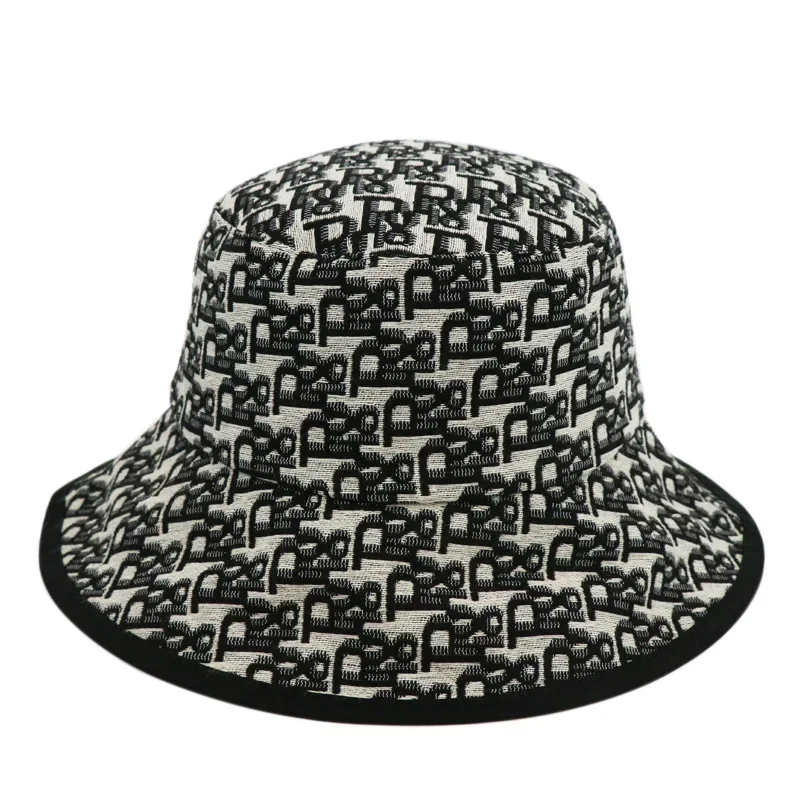 Luxury Design Printed Fisherman Hats for Women\'s Summer Foldable Panama Travel Bucket Hat Casual Sunshade Fishing Caps for Men