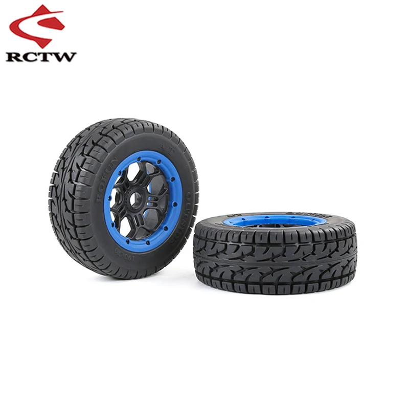 All Terrain Tyre Assembly Kit with Wheel Hub (Gen.III) for 1/5 Losi 5ive T ROFUN ROVAN LT KM X2 SLT V5 BAHA 5S Rc Car Tire Parts