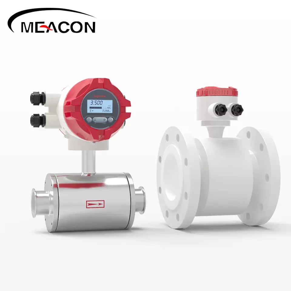 smart high accuracy ro magnetic flow indicator water flow meter 24 ms pipe flow meter