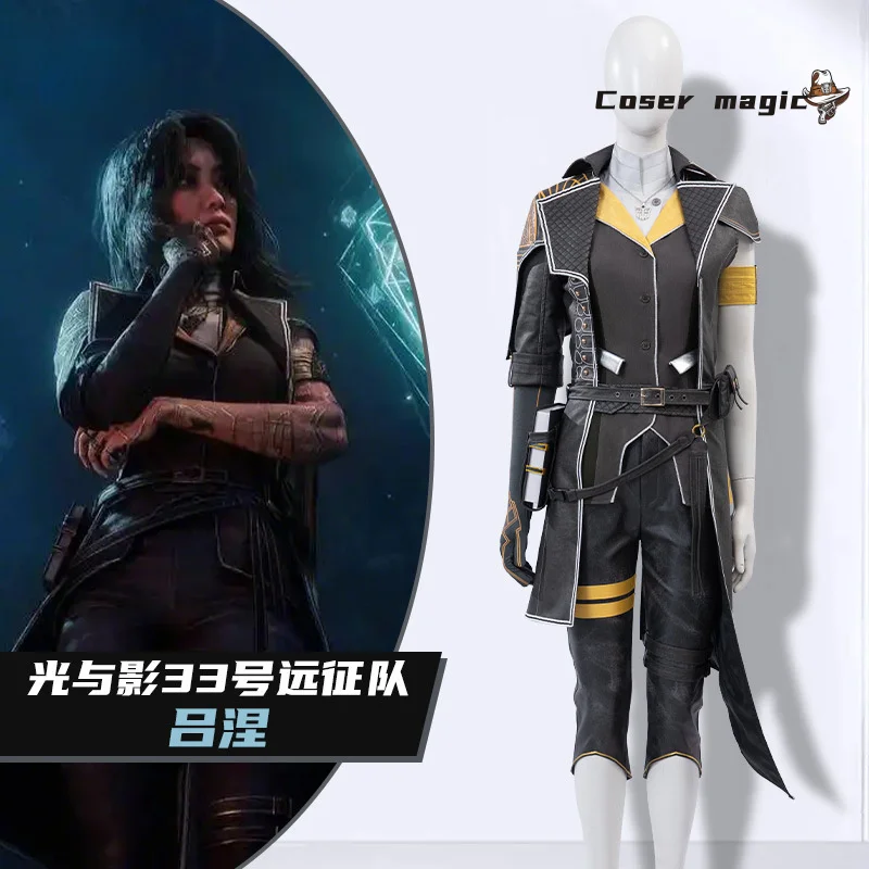 

Костюм для косплея Clair Obscur: Expedition 33 Lune, полный комплект, реквизит, аксессуары для женщин, Хэллоуин, карнавал, вечеринка