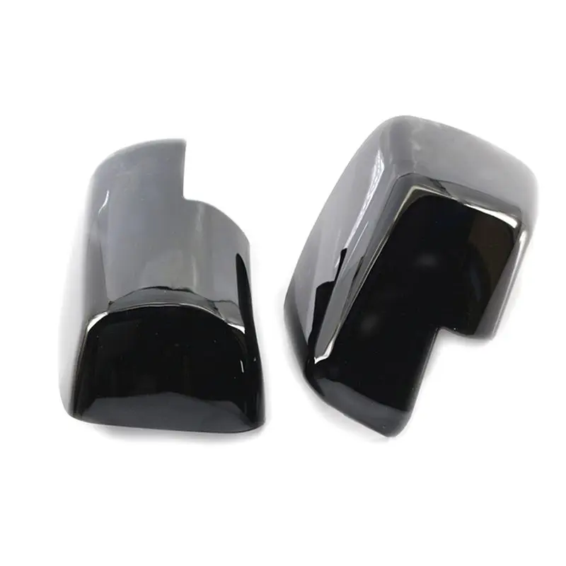 A65P-Car Rearview Side Mirror Covers Cap Glossy Black Rearview Mirror Covers For Land Rover Discovery 3 Freelander 2 2004-2009
