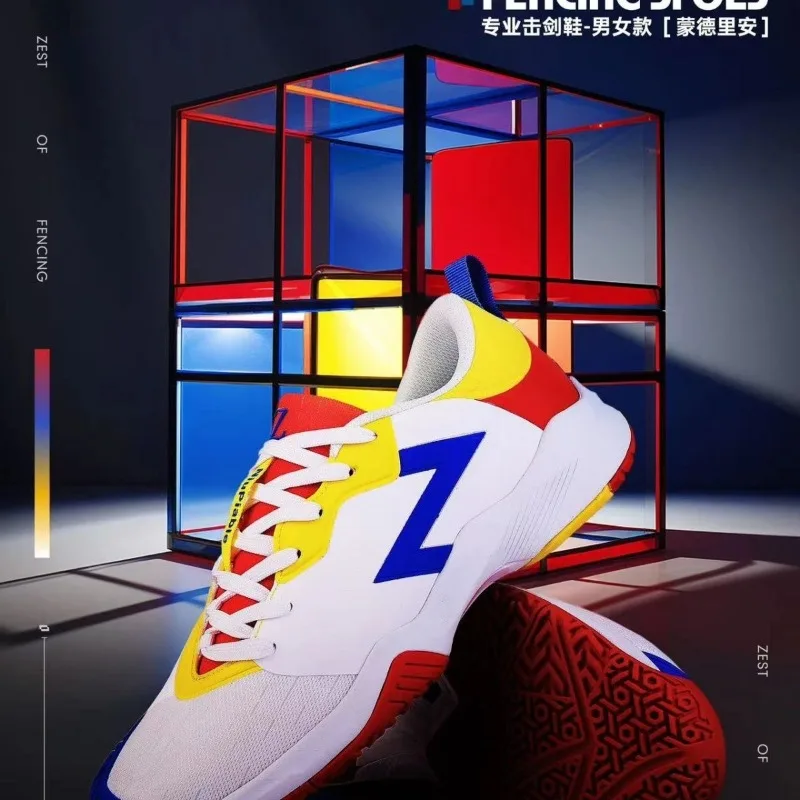 

Professional Indoor Gym Shoes Men Women Luxury Brand Fencing Shoes Couples Comfortable Martial Arts Shoes Unisex Size 35-44