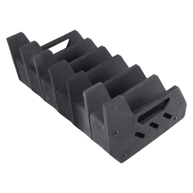 Lightweight Handgun Display Stand 6 Slots EVA Foam Handgun Rack Universal Protective Holsters Accessories