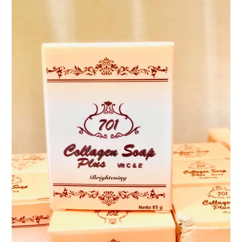 Natural Collagen Handmade Soap Vitamin C E Shampoo Body Wash Soap Oil Control  Facial Cleanser Soap