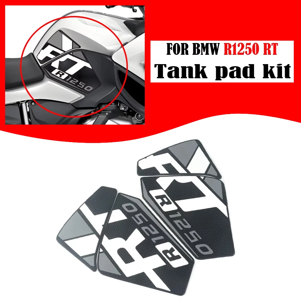 New Motorcycle Side Gas Knee Grip Stickers Fuel Tank Pad Protector Anti-slip Sticker For BMW R1250RT R 1250 RTR1200rt