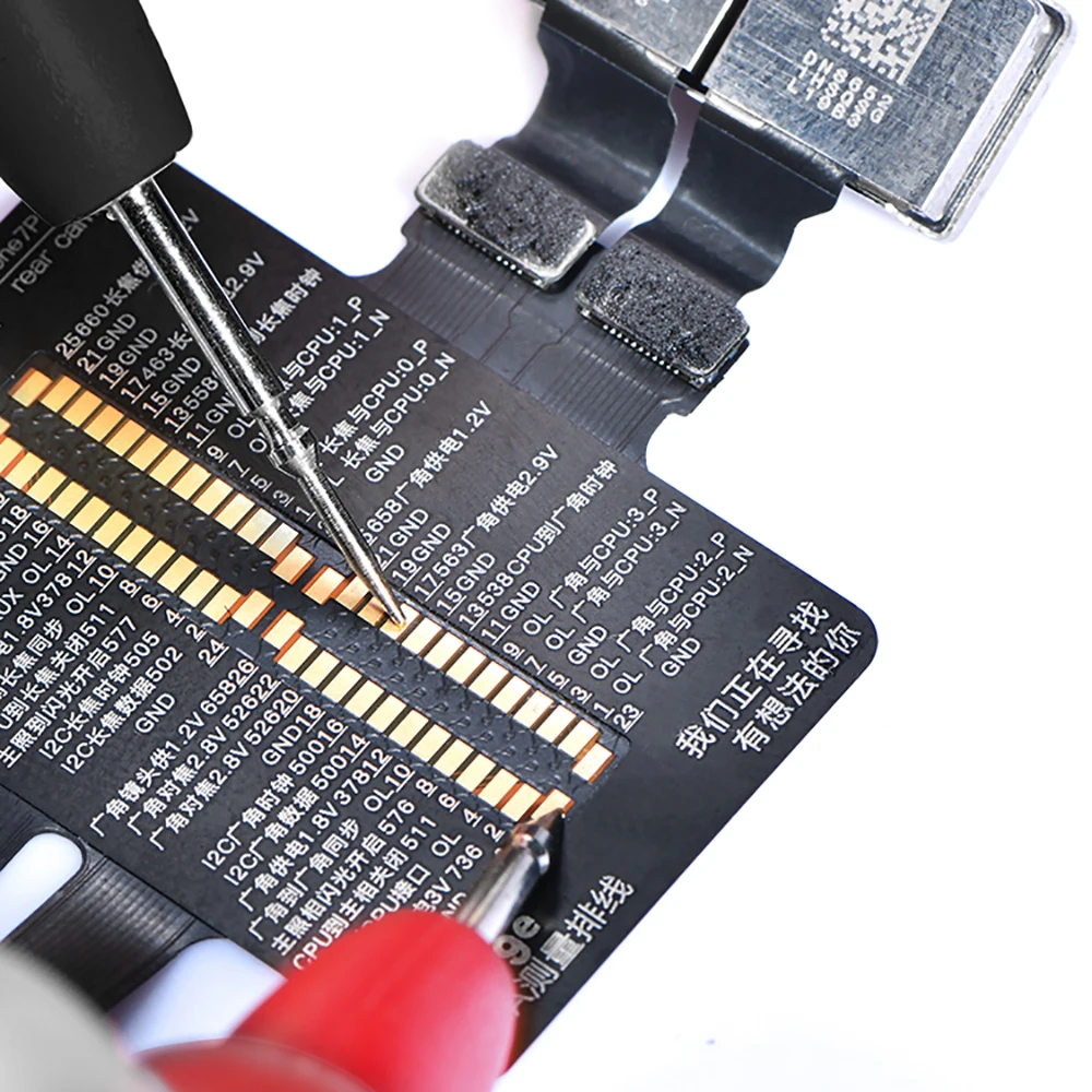 QIANLI iBridge 7G cavo di misurazione della scheda madre per fotocamera posteriore posteriore spina di coda Display Touch cavo di rilevamento del telefono cellulare