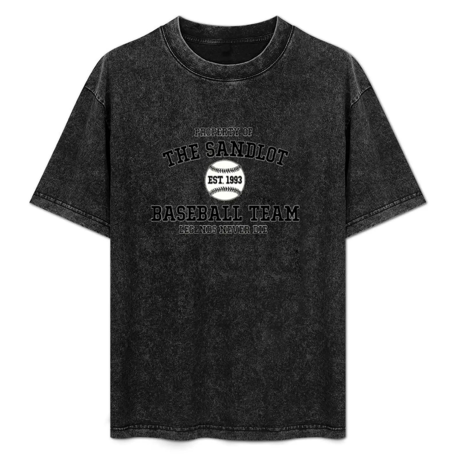 

The Sandlot - Property of The Sandlot Baseball Team T-Shirt Basic Solid Tee for Daily Use