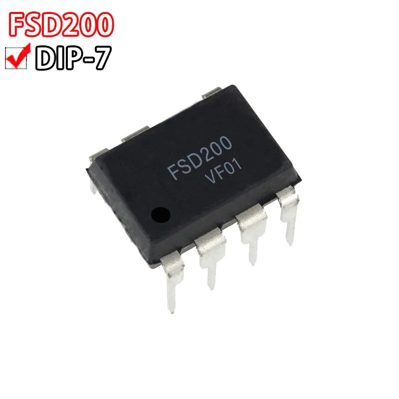 

10PCS FSD200 plug-in Black plastic protective case For DIP-7 induction cooker power integrated block