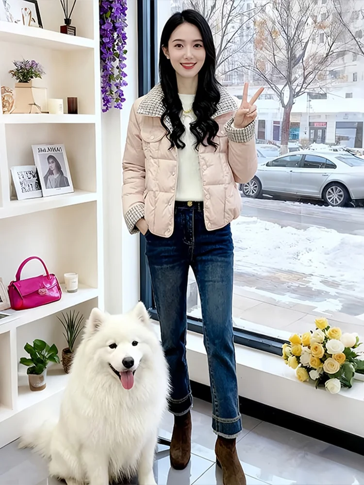 트렌디한 스트리트 스타일 루즈핏 슬림 여성용 코튼 롱 코트 안감 따뜻한 겨울 아우터웨어 패션