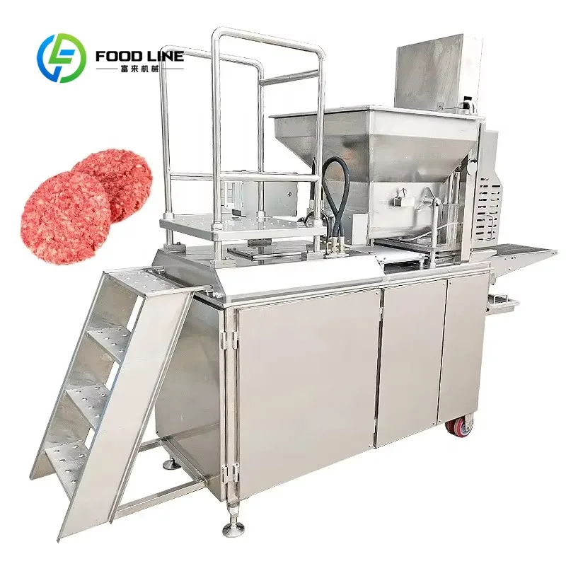 Industrial Customized Chicken Nugget Line Meat Pie Equipment Burger Patty Machine Burger Forming Machine High Performance