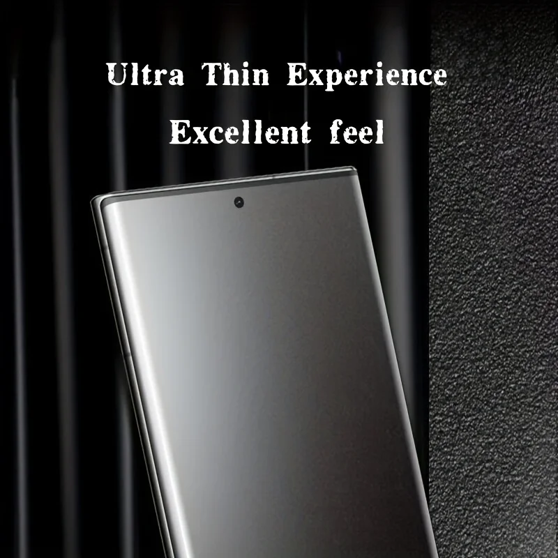 4 Stück gebogene Hydrogel-Displayschutzfolie für Galaxy S25 S24 Ultra S25 Edge S23 S22 S21 S20 Plus S25 S24 S23 S21 FE Film