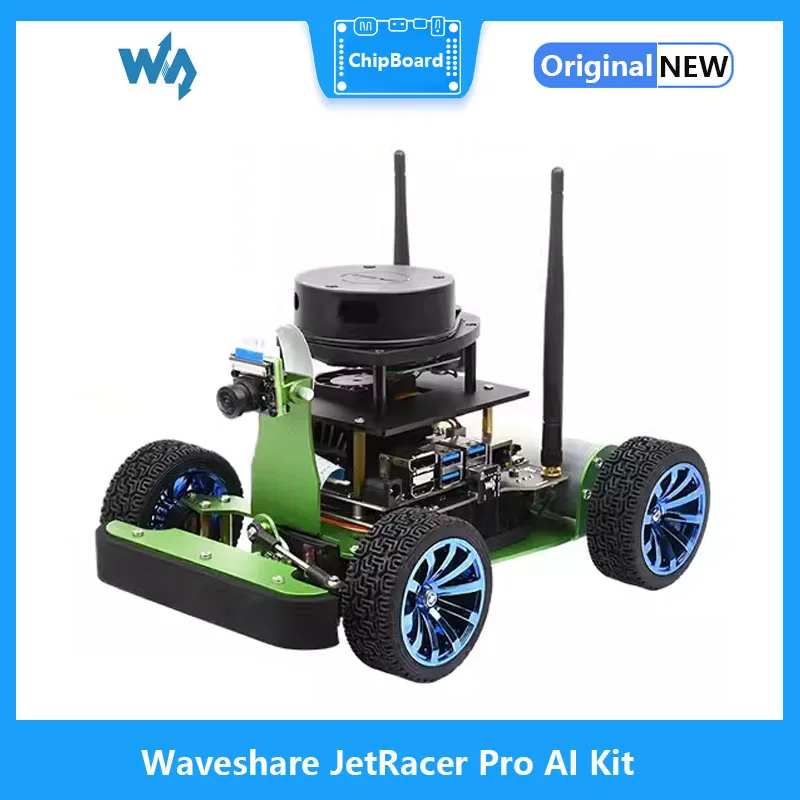 Waveshare JetRacer Pro AI Kit, High Speed AI Racing Robot Powered by Jetson Nano 4GB, Pro Version