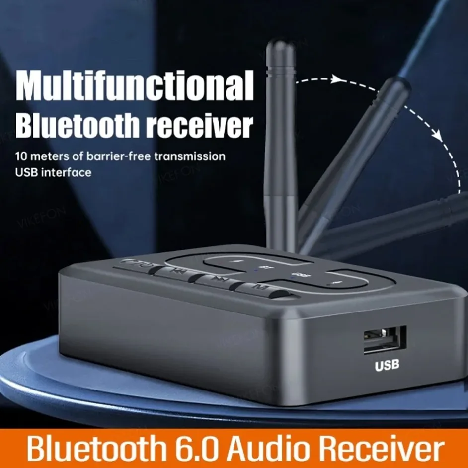 

3,5 мм AUX RCA с микрофоном HIFI стерео Bluetooth 6.0 аудиоприемник беспроводной адаптер поддержка USB U-диска для автомобильного динамика усилитель
