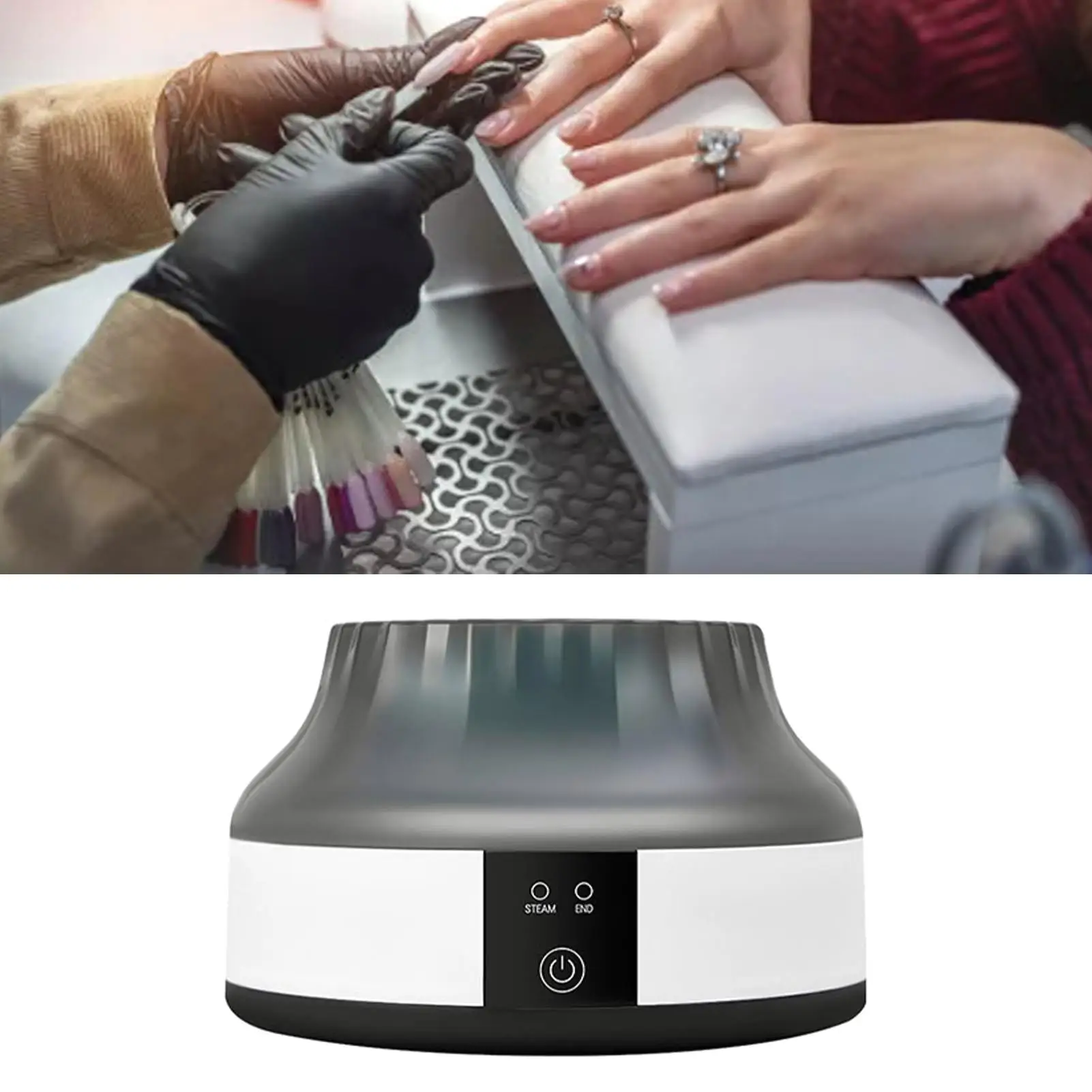 Macchina professionale per la rimozione dello smalto per unghie Steam Off Gel Design ergonomico per la spina EU per Nail Art