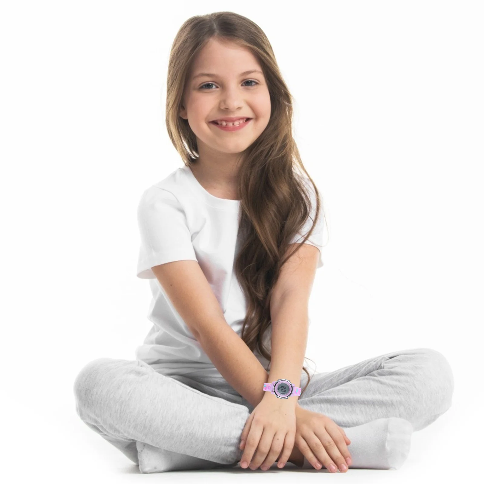 1Pcs Student Wrist Watch Exquisite Workmanship Comfortable Wear Adjustable Strap Fresh Design Popular Practical Useful