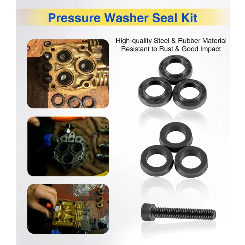 Pressure Washer Seal Kit Compatible with 190595GS 580752550 580752300, Fits for Briggs & Stratton 190595GS, 190711GS, 193807GS