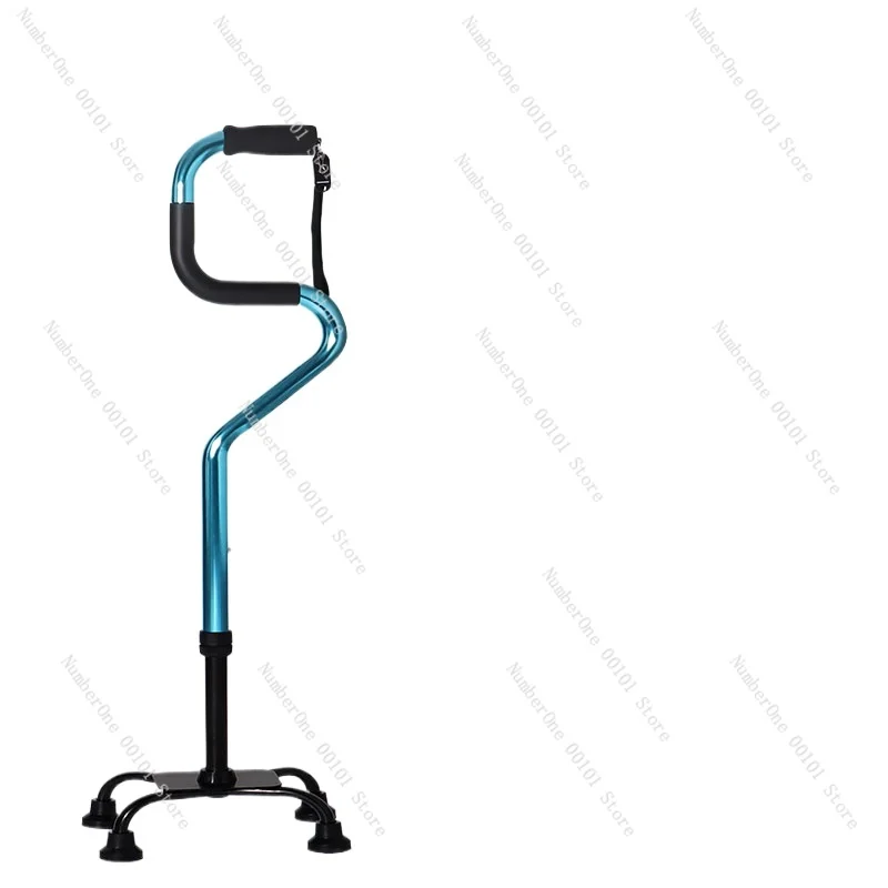 crutches crutches for the elderly canes four feet non-slip universal crutches for the elderly anti-drop artifact walking aid