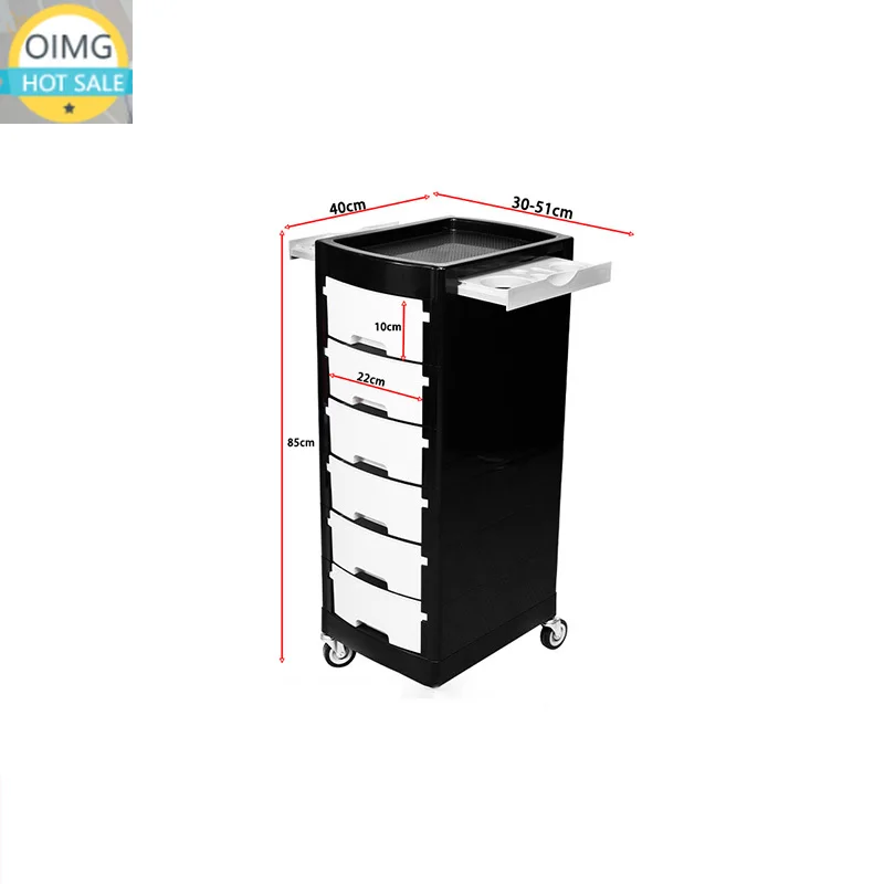 Professional Cool Trolley Aesthetic Luxury Auxiliary Beauty Organizers Trolleys Storage Morden Rollwagen Salon Furniture