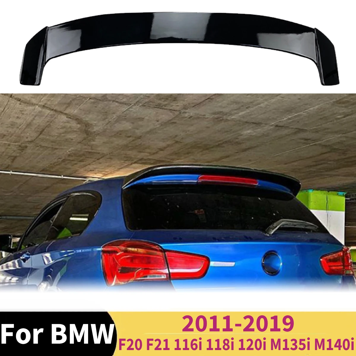 

Car Rear Trunk Roof Spoiler Wing For BMW F20 F21 116i 118i 120i M135i M140i 2011-2019 Auto Accessories Modification Exterior