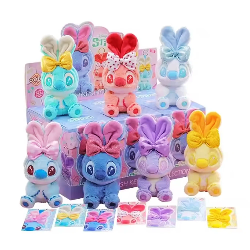 HOT new Toysdisney Stitch Candy Stitch Series Blind Box Figure Stitch Keychain Backpack Pendant Collect Customized Birthday Gift