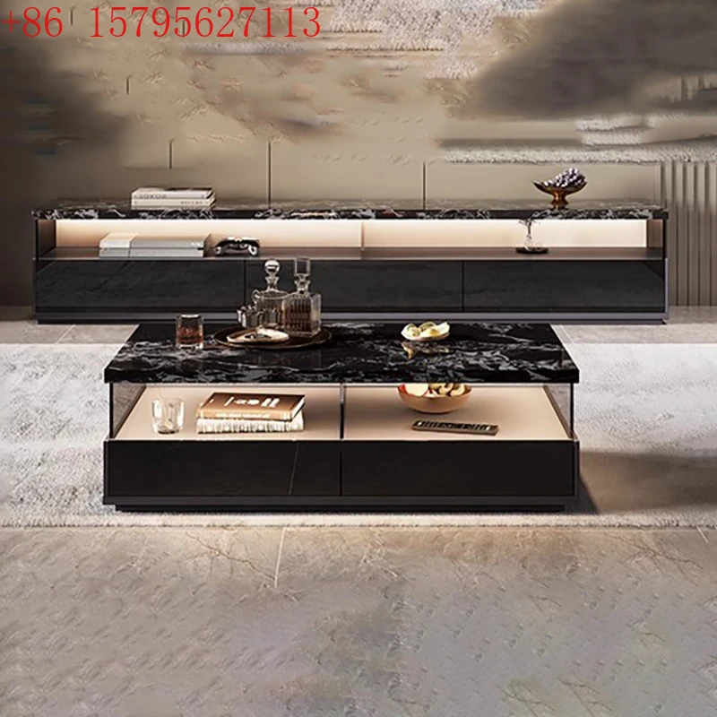 Storage Modern Tv Brackets Italian Minimalist Space Saving Vintage Tv Stands Elegant Luxury Rtv Cabinet Living Room Furniture