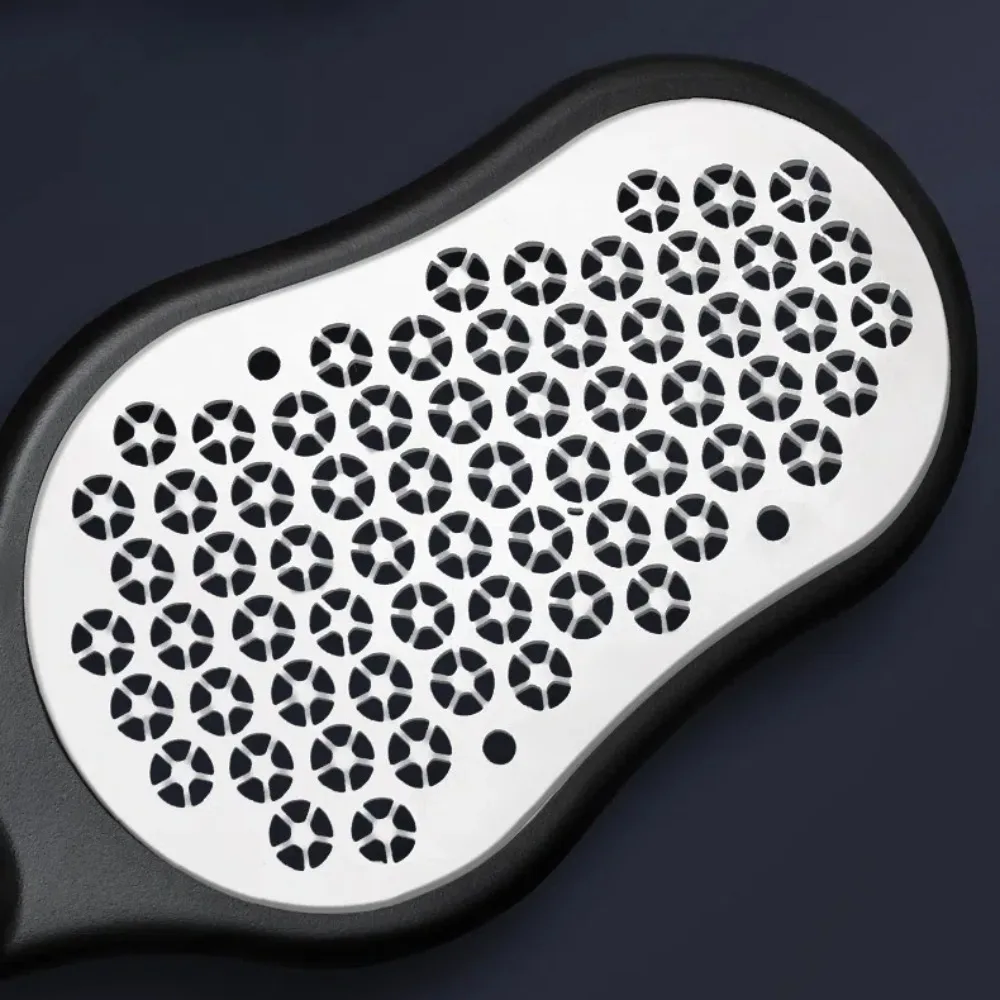 Lima per piedi in acciaio inossidabile Rimozione calli Strumenti per pedicure facili da usare Appeso Rimozione della pelle morta a prova di spruzzi per pelli dure