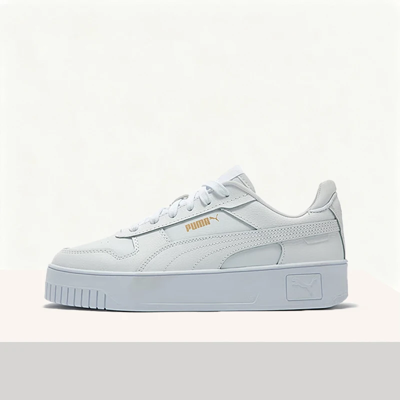 Puma Carina Street: Comfortable, Minimalist, High-Quality, Durable, Non-Slip Low-Top Sneakers for Women  White  389390-01