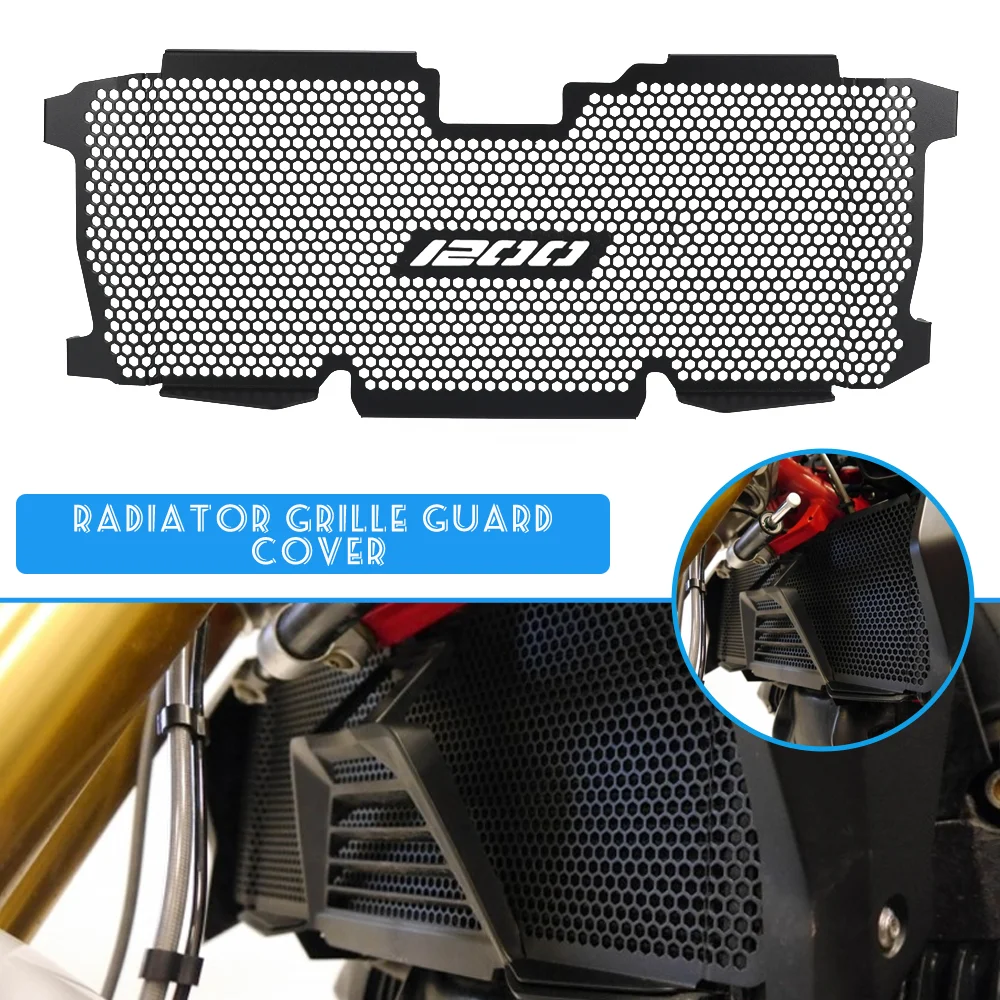 

New Moto Accessories Radiator Grille Guard Cover Protector Grill Radiator Guard For BMW R1200RS R1200 RS 2015 2016 2017 2018