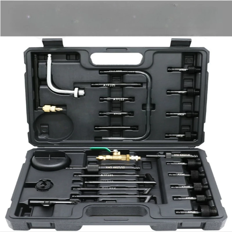 Dispenser Pump Kit 13Pcs Set Oil Refill Filling ATF Adapters 10L Pneumatic Transmission Oil Refilling Tool