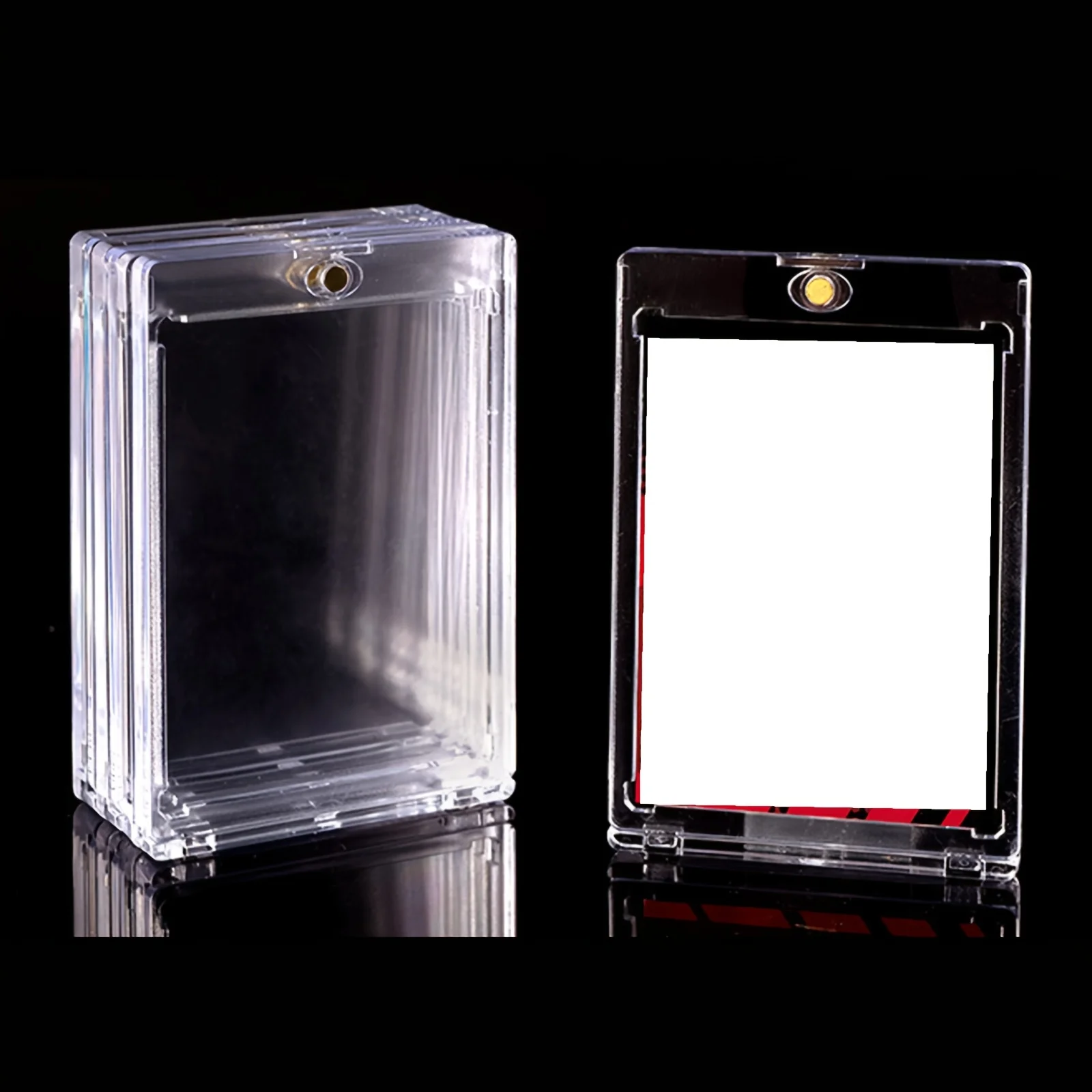 10pcs 35PT-180PT Card Bricks, Sports Star Cards, for TCG MTG Trading Cards, Magnetic, UV Protection, Display Case Holder