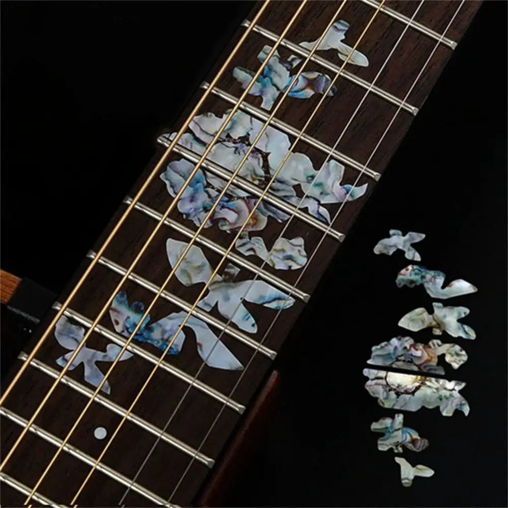 

Electric Guitar Acoustic Guitar Guitar Inlay Sticker PET Fretboard Sticker Cross Inlay Decals Guitar Decals Guitar Sticker