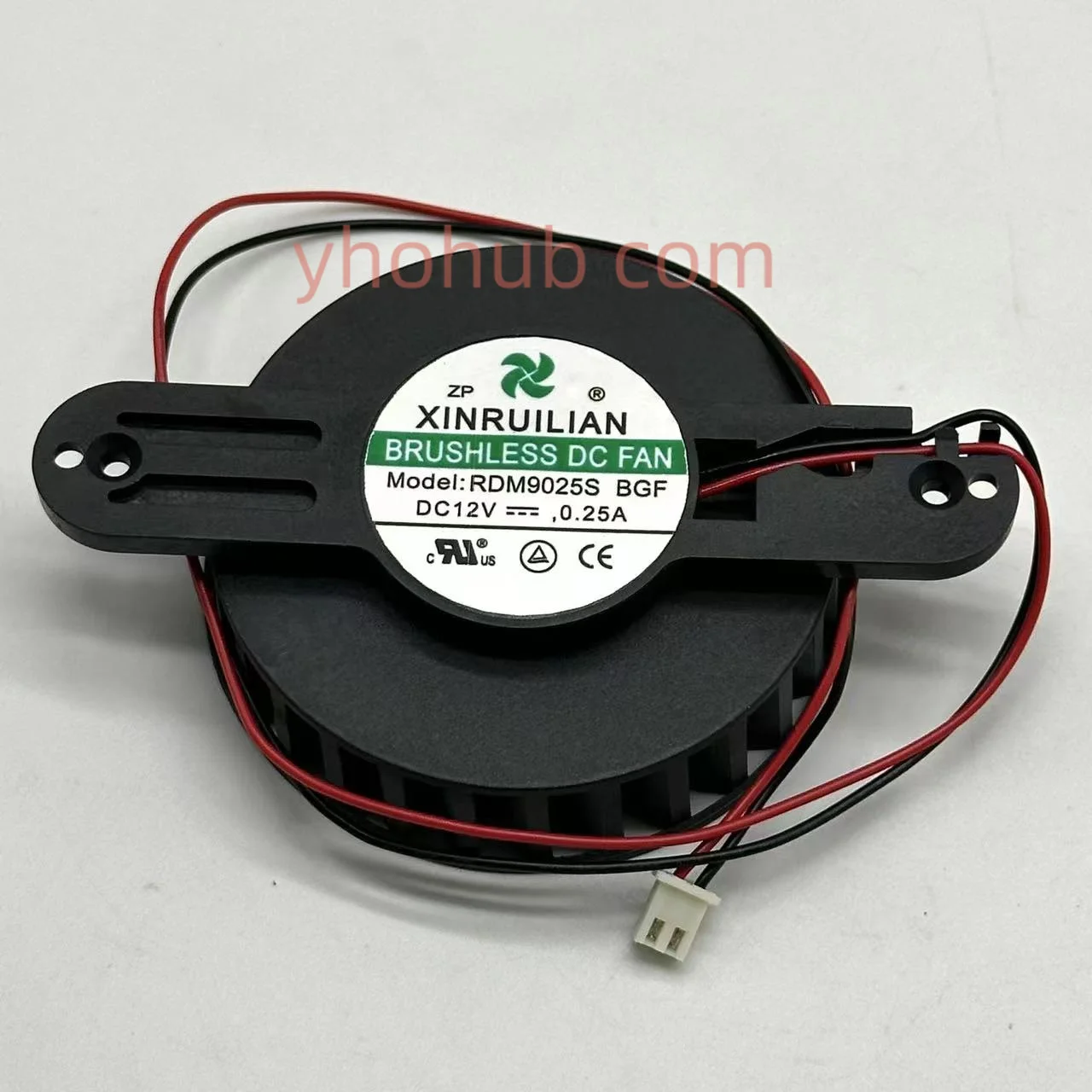 RUILIAN RDM9025S BGF DC 12V 0.25A 2-Wire Server Cooling Fan