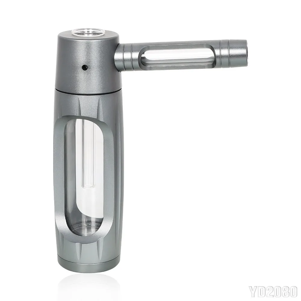 Heiß begehrtes Gras-Rauchpfeifen-Set, tragbare Aluminiumlegierung, Trockenbrennende Glas-Tabakpfeifen, Hookah Shisha Pipa Rauchzubehör – Detail 3