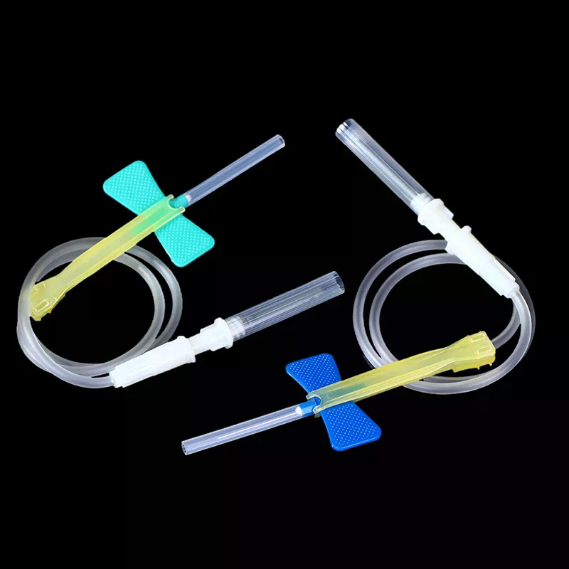 10pcs Disposable Butterfly Needles Safety Blood Collection Needle Pet  Teaching Consumables 21G 23G