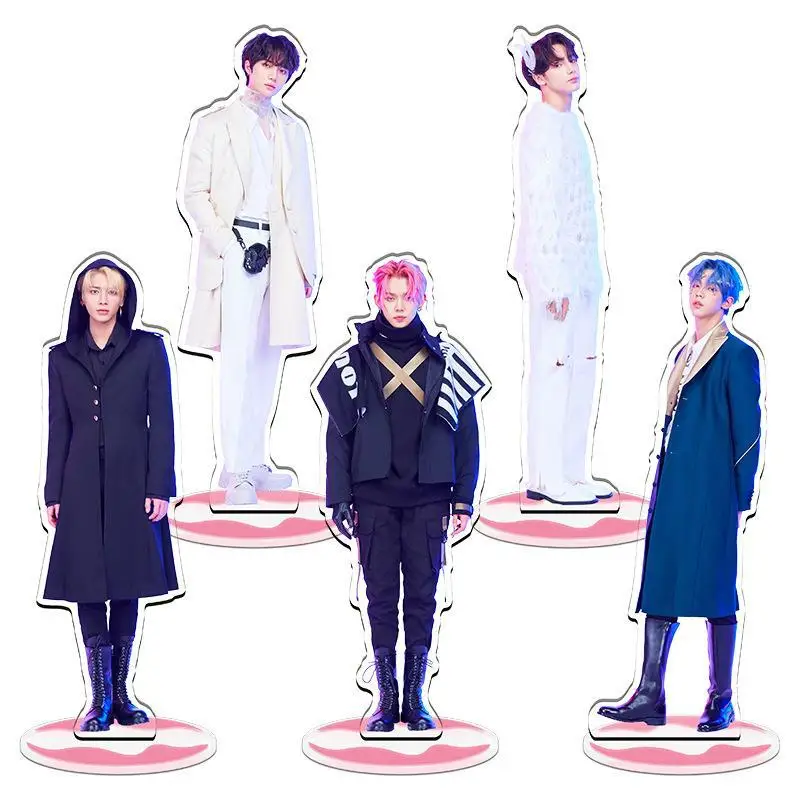 Ragazzo coreano Banda Periferica Beomgyu Acrilico Stand YEONJUN Accessorio Soobin Ornamento Decorativo TAEHYUN Piastra di Supporto Hueningkai Giocattolo