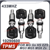 4PCS 10290600 TPMS Sensor Tire Pressure Monitoring Sensor For MG 3 MG5 MG6 EZS eHS Gs HS Zs 433MHZ