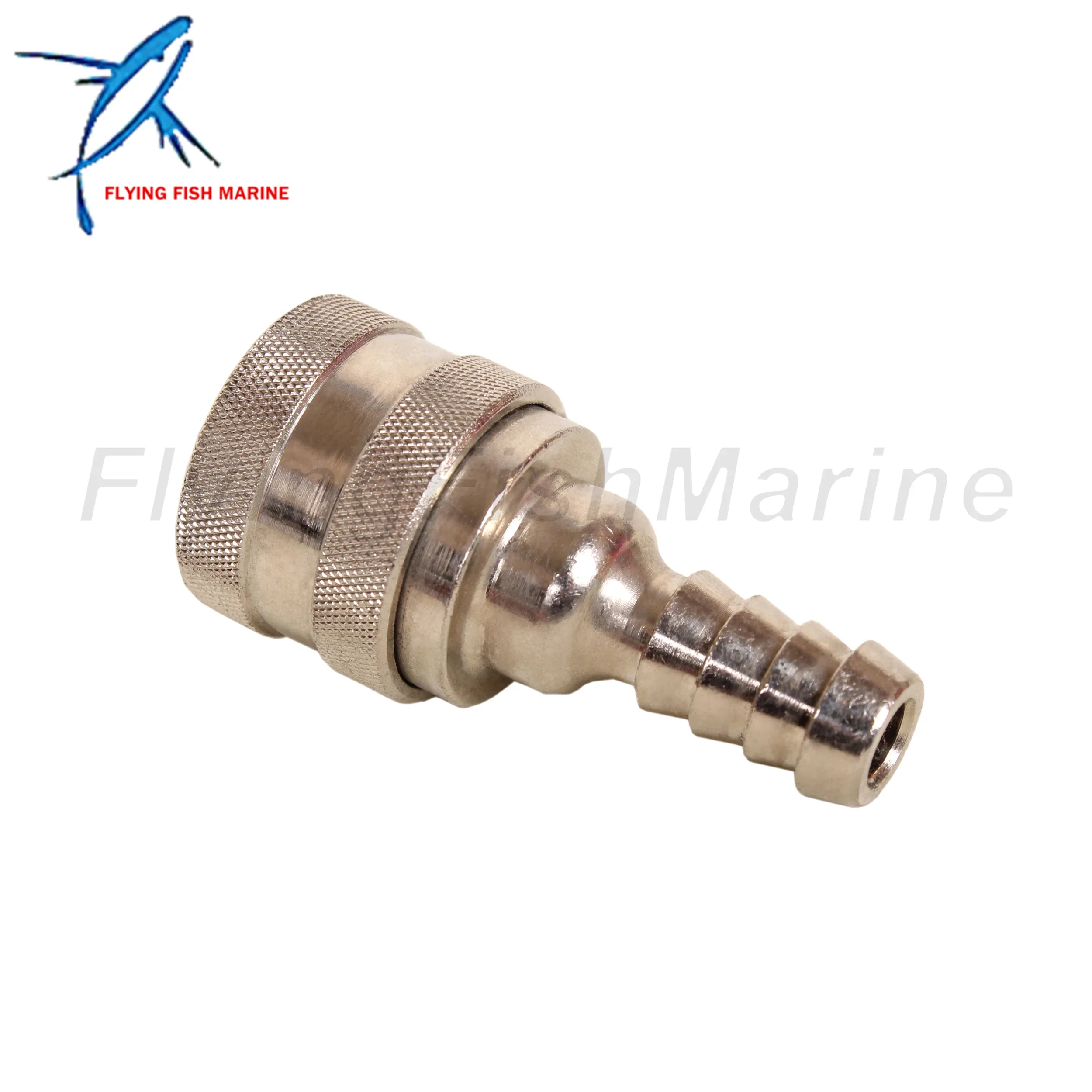 3GF-70281-0 3GF702810M Fuel Line Connector for Tohatsu Nissan / 5040841 for Evinrude Johnson OMC 8HP-50HP, Tank Side, 8mm/5/16in